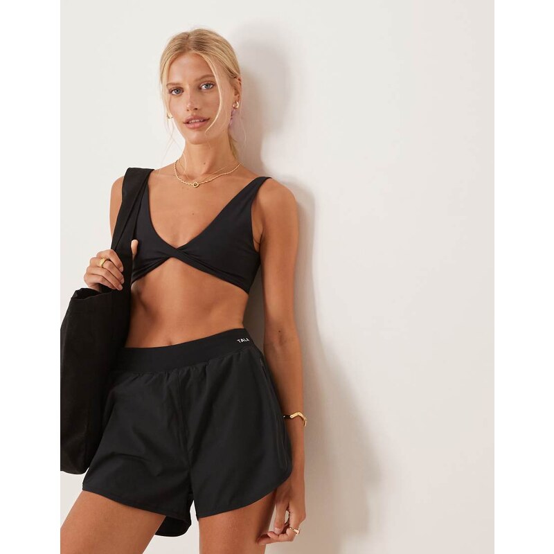 TALA DayFlex twist front sports bra in black 100279268