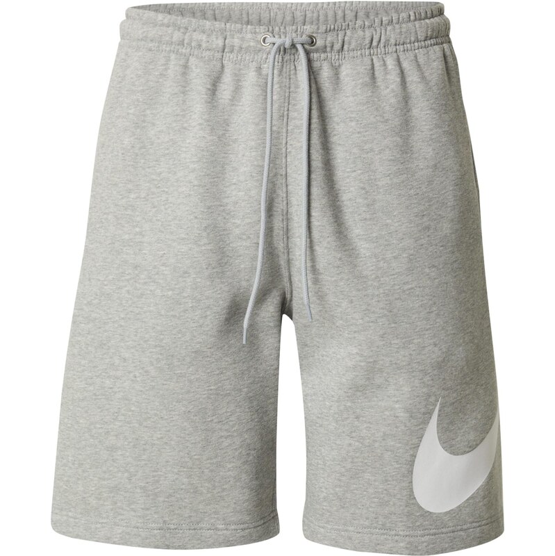 Nike Sportswear Kalhoty CLUB šedý melír / bílá