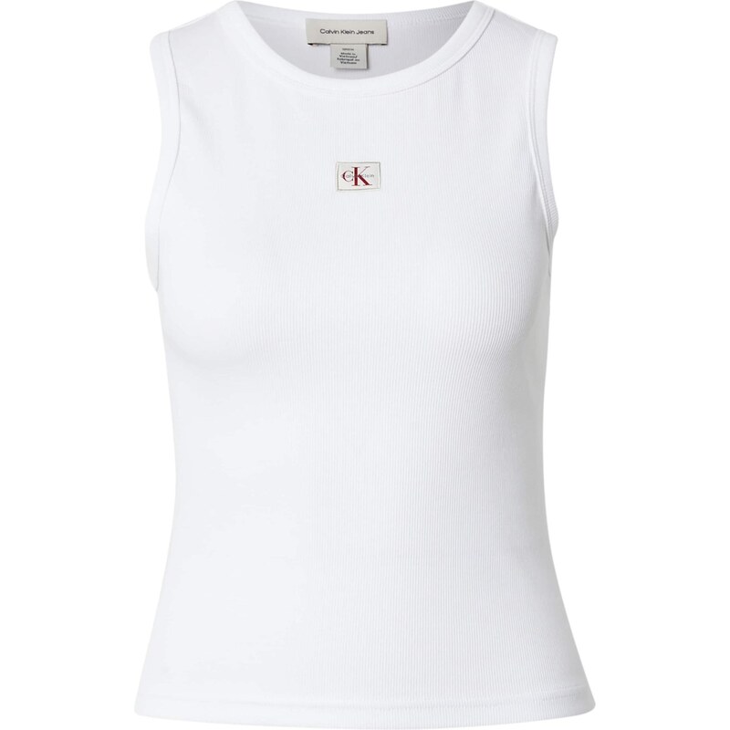 Calvin Klein Jeans Top Tank bílá