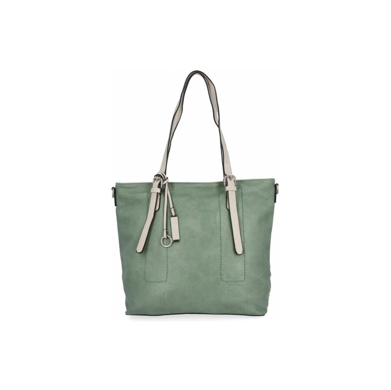 Dámská kabelka shopper bag Hernan světle zelená HB0213-1