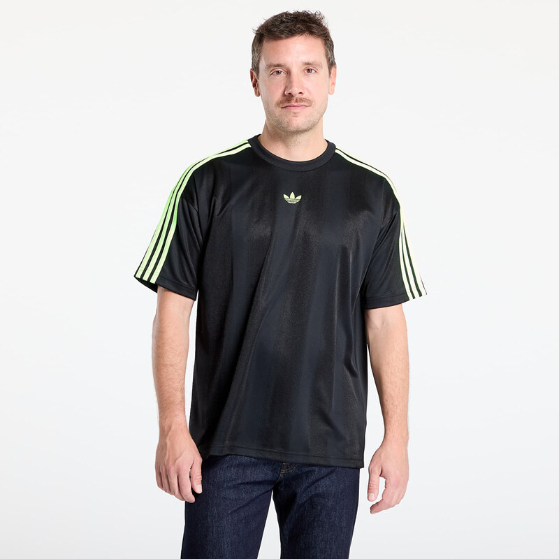 adidas Originals Tričko adidas Adicolor Jacquard Jersey Black /