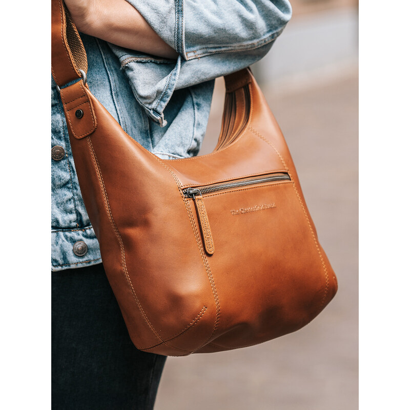 Dámská kožená kabelka The Chesterfield Brand Milagros - koňak