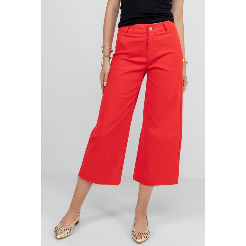 Vero Moda dámské kalhoty Wild Kayla červené