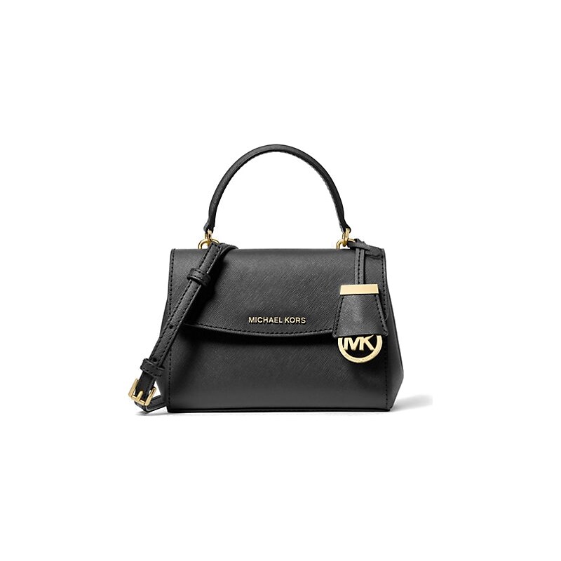 Michael Kors Ava xs kožená crossbody kabelka černá