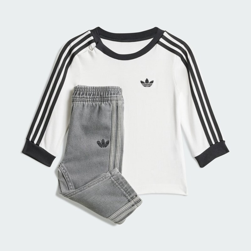 Adidas Souprava Denim Long Sleeve Tee Kids