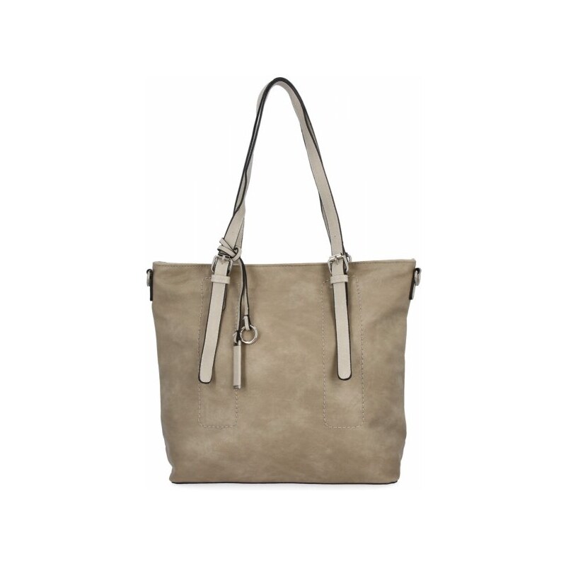 Dámská kabelka shopper bag Hernan tmavě béžová HB0213-1