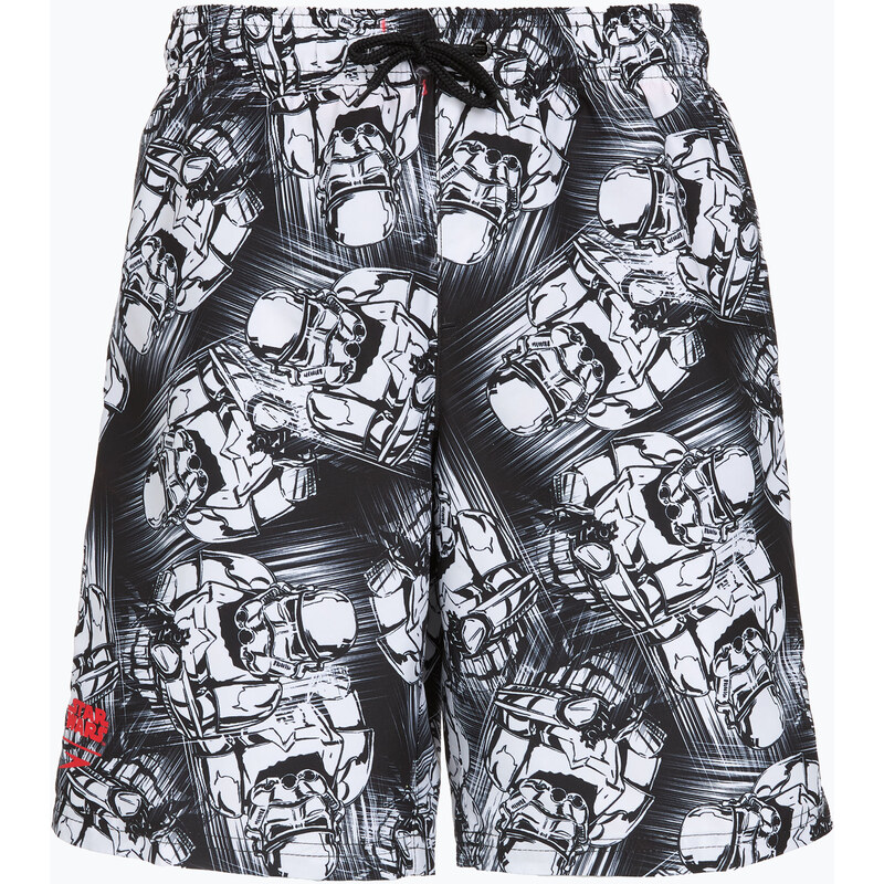 Dětské plavecké šortky Speedo Print Leisure 17 black/white