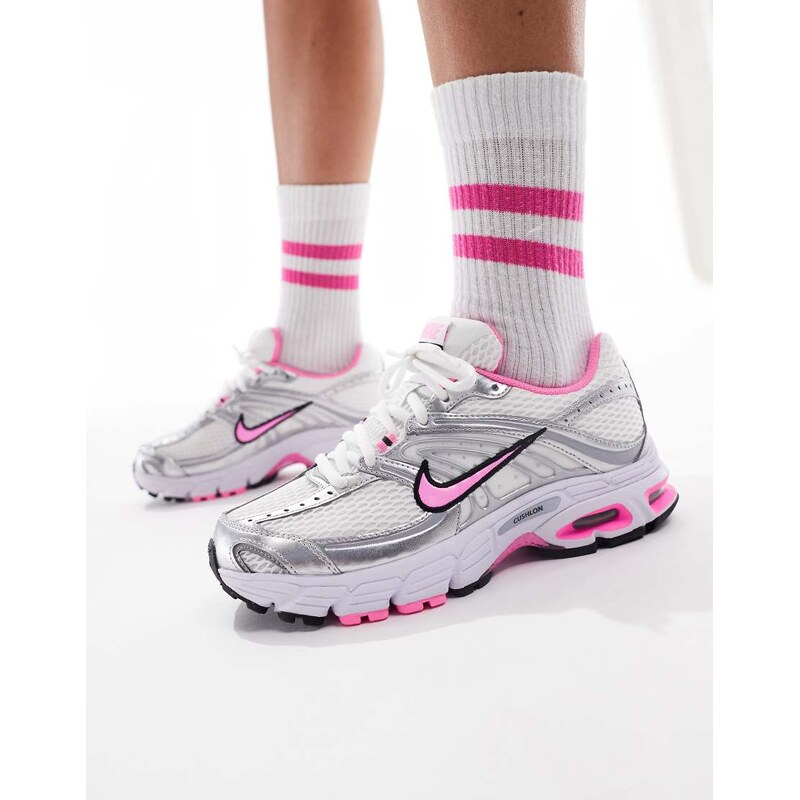 Nike Air Max Moto 2K unisex trainers in white and pink
