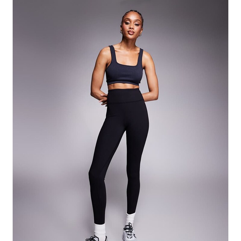 4505 Tall Icon soft touch high waist yoga legging in black