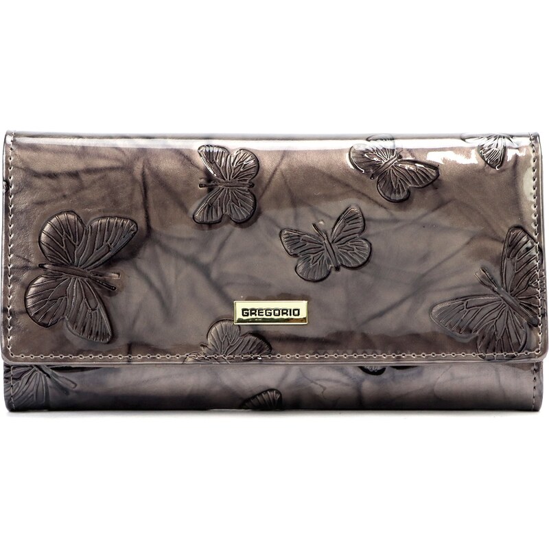 Dámská kožená peněženka Gregorio BTS-100 šedá 106804617