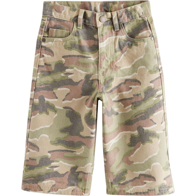 Next Džíny brokátová / tmavě šedá / khaki / olivová