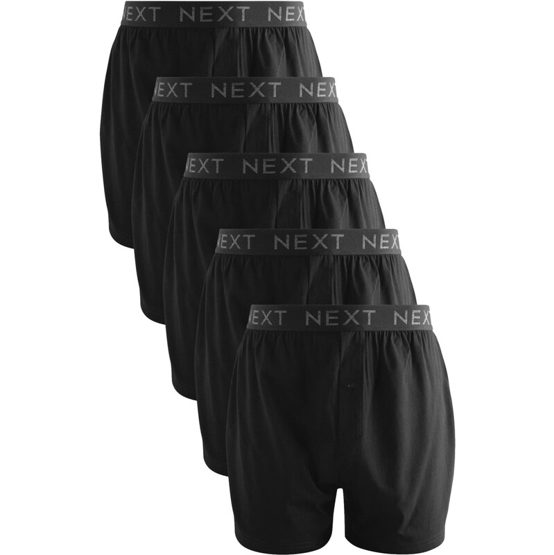 Next Boxerky šedý melír / černá