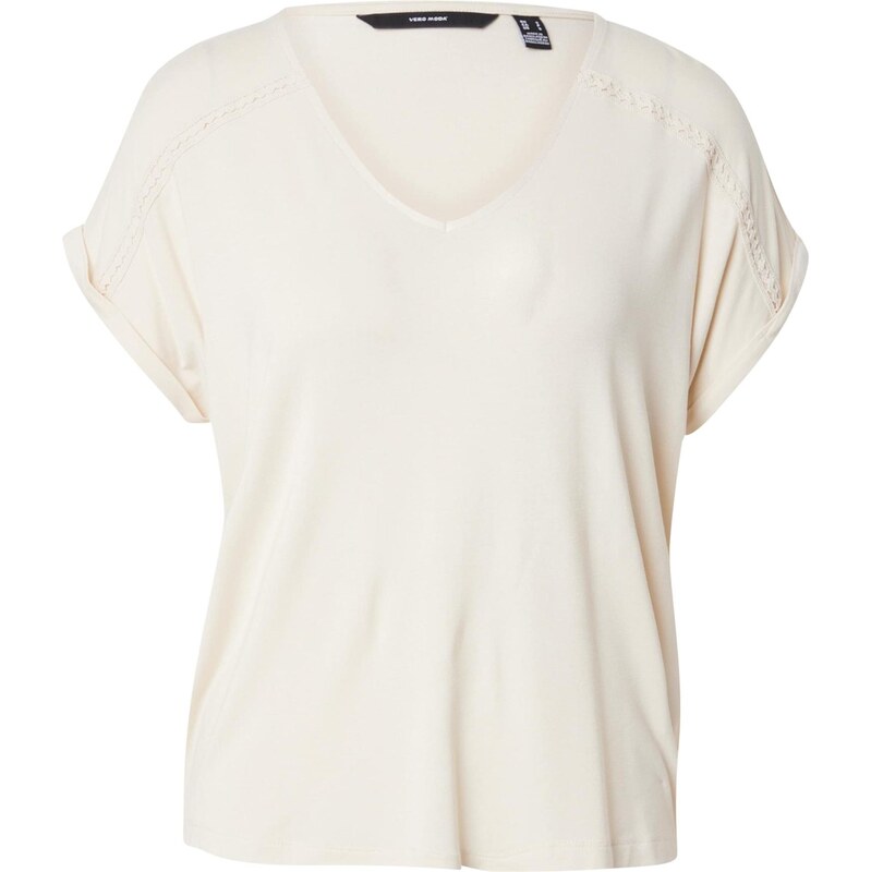 VERO MODA Tričko VMVanessa krémová