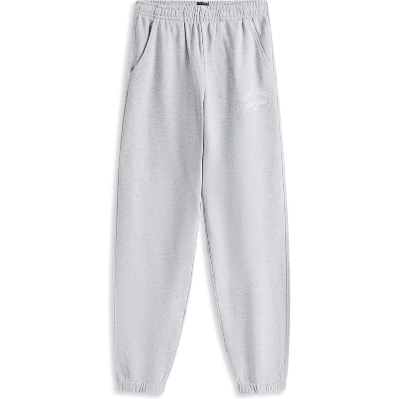 Tommy Jeans Kalhoty světle šedá 106811245