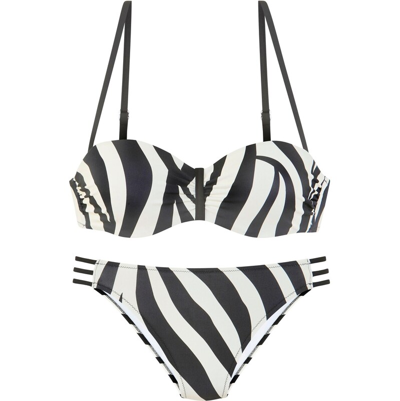 FRENCH CONNECTION Bikiny černá / bílá 107468858