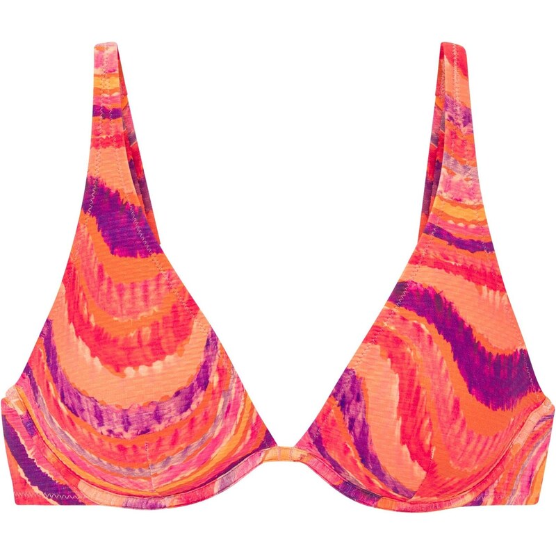 Bruno Banani Horní díl plavek fialová / korálová / pink 108603845