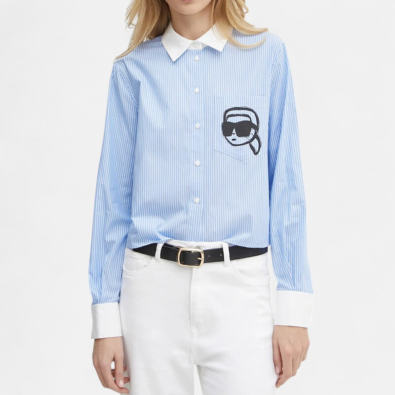 Dámská zkrácená košile Karl Lagerfeld 56260 114631902