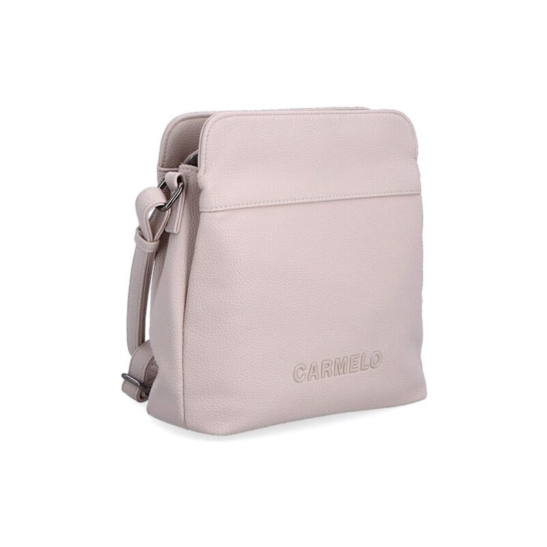 Crossbody kabelka se 3 přihrádkami Famito 4273 LI růžová 106813075