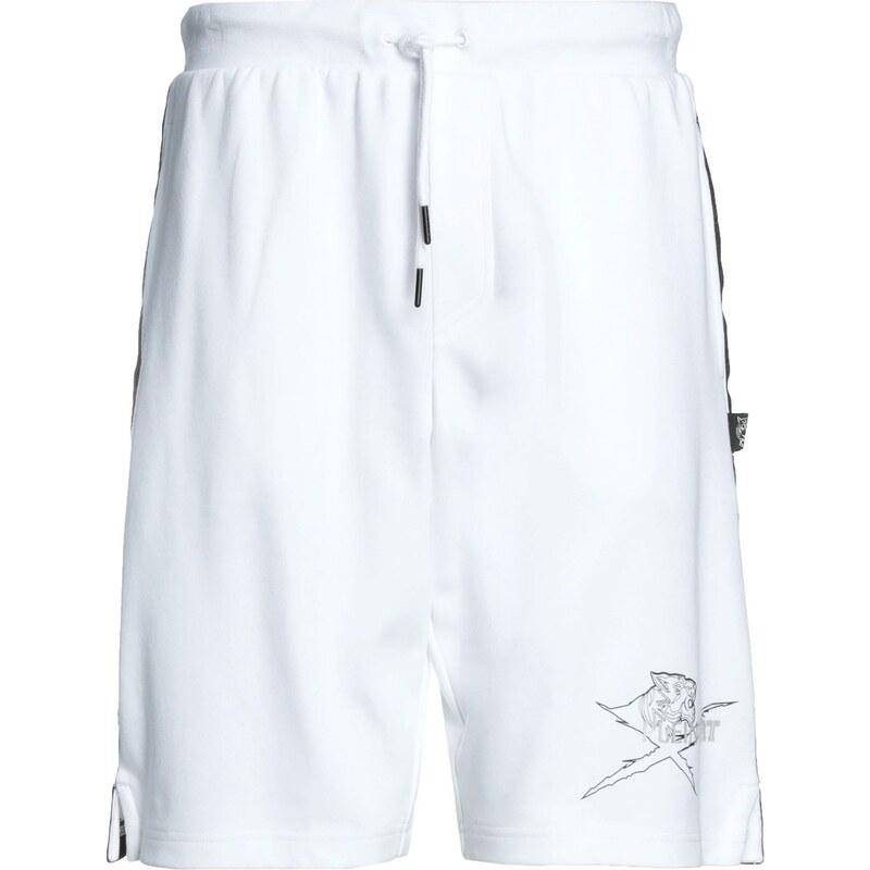 PLEIN SPORT Logo White kraťasy