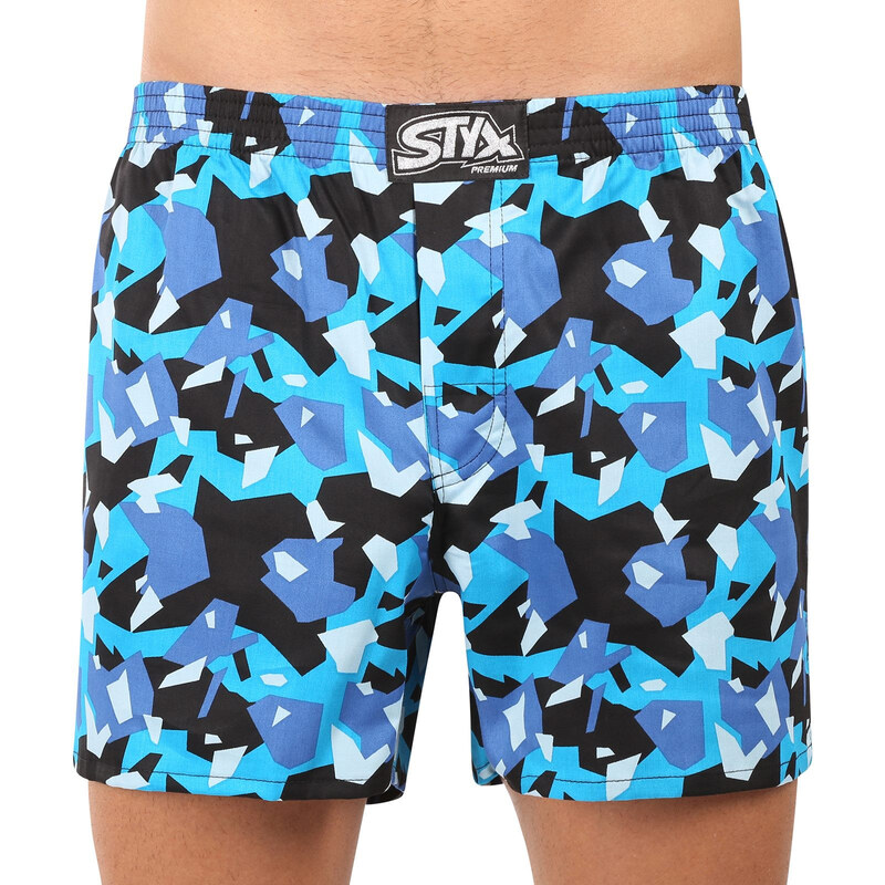 Pánské trenky Styx premium art klasická guma maskáč hranatý