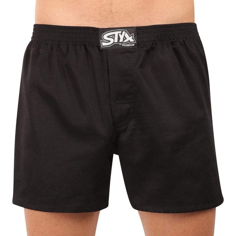 Pánské trenky Styx premium art klasická guma černé (AP960)