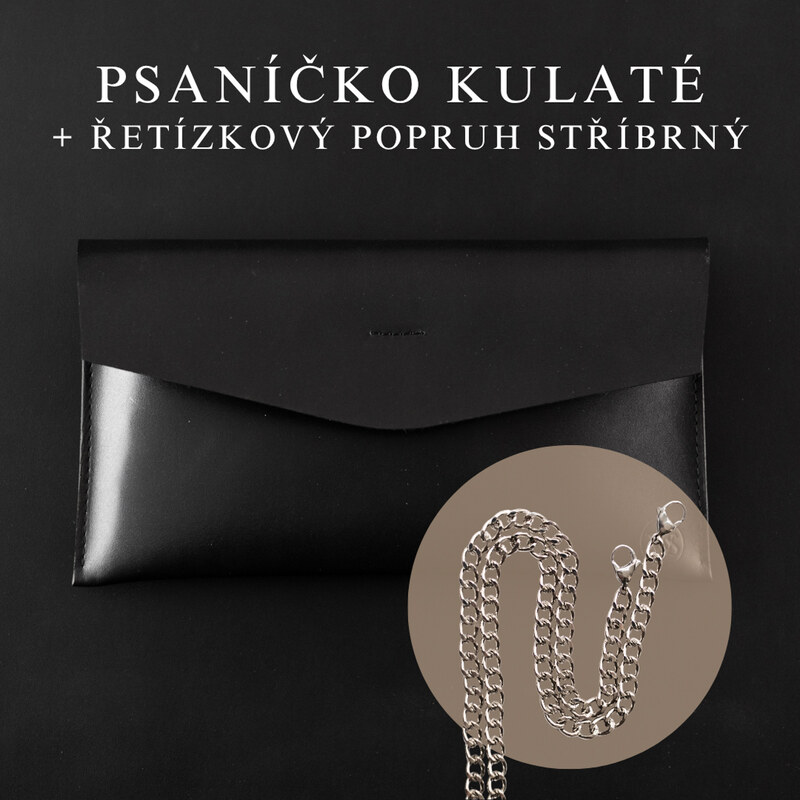 Wood Style Psaníčko Kulaté - Černé