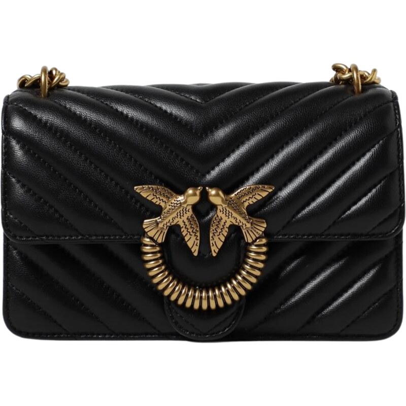 PINKO Love One Mini Black crossbody kabelka 106835103