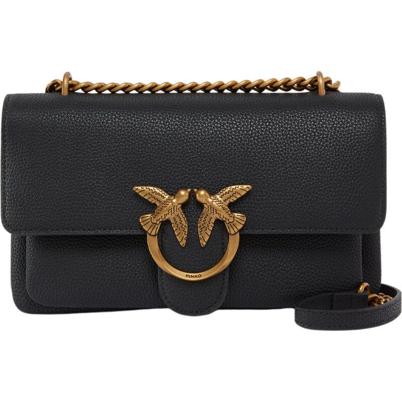 PINKO Love One Soft Black crossbody kabelka