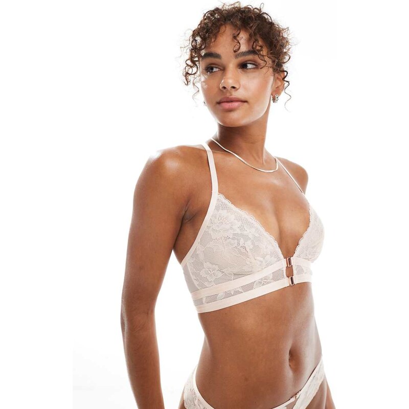 Dorina Emory lace bralette in light pink 107614134