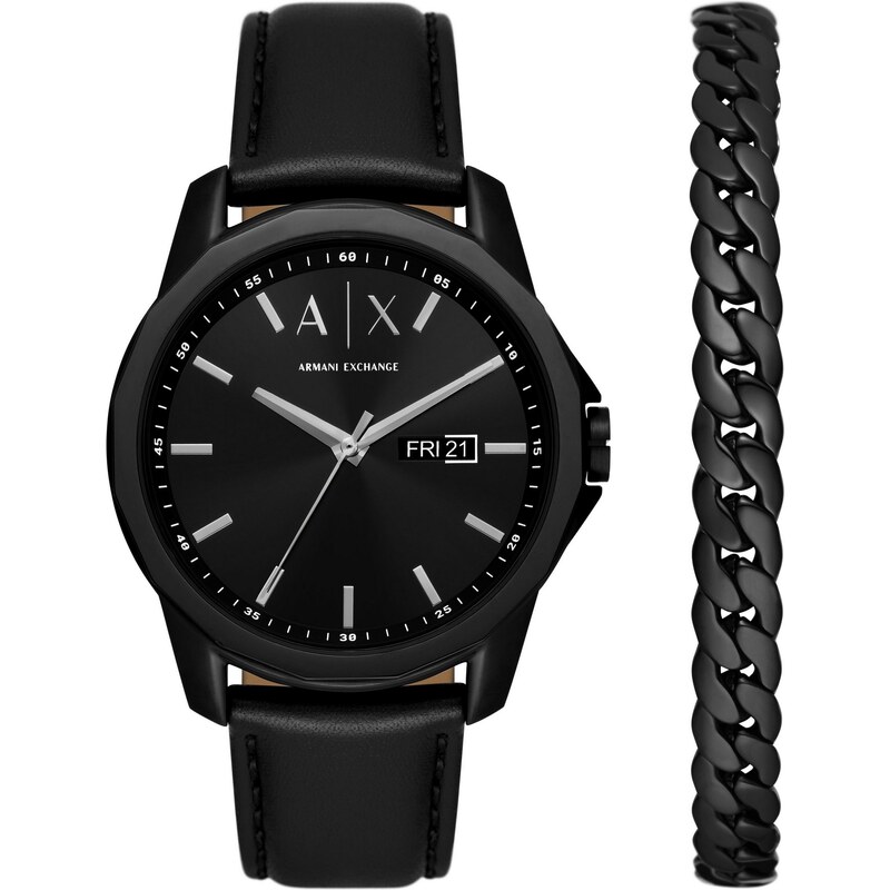 Armani Exchange BANKS dárková sada hodinek a náramku AX7147SET 106829371