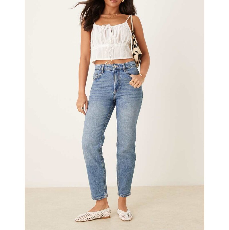 Mango Newmom mom jean in light blue