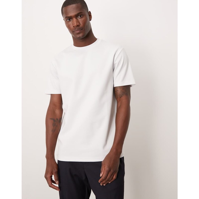 ASOS DESIGN breatheMAX heavyweight regular fit t-shirt in white