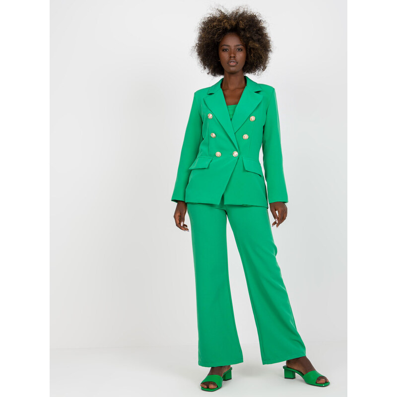 ITALY MODA Zelené elegantní sako --green Zelená 71904638