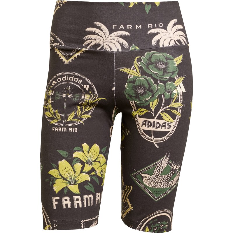 ADIDAS SPORTSWEAR Kalhoty Adidas x Farm krémová / limone / smaragdová 108898614
