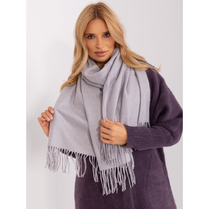 ITALY MODA Světle fialová šála s třásněmi -light purple 86242573