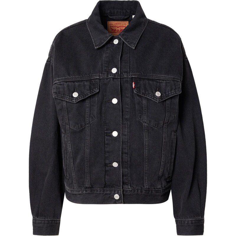 LEVIS  Přechodná bunda 90s Trucker Jacket černá džínovina