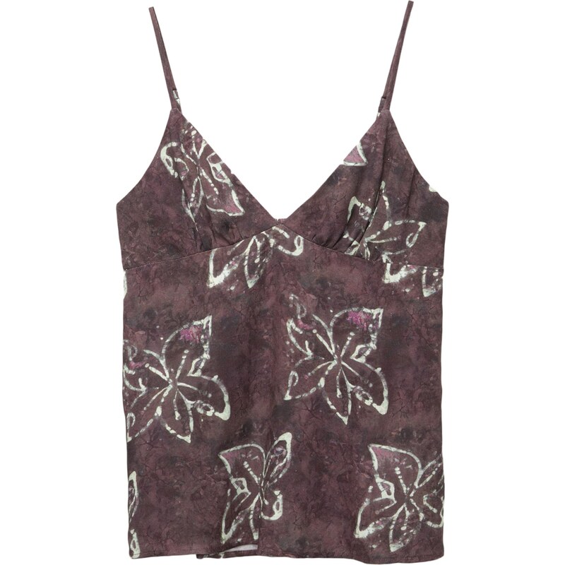Pull&Bear Top lilek / pink / bílá 109394320