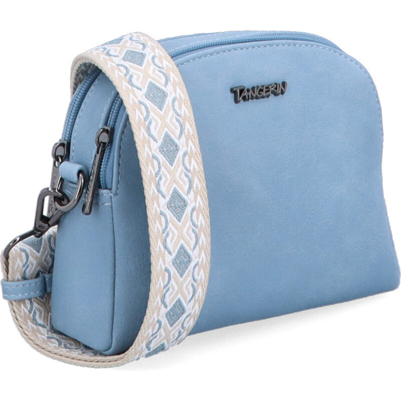 Kabelka ze syntetické kůže crossbody Tangerin modrá 8044 SM 106554729