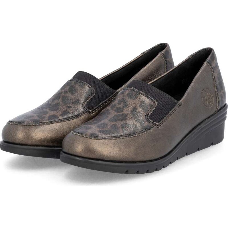 Dámské mokasíny RIEKER L5351-90 hnědá
