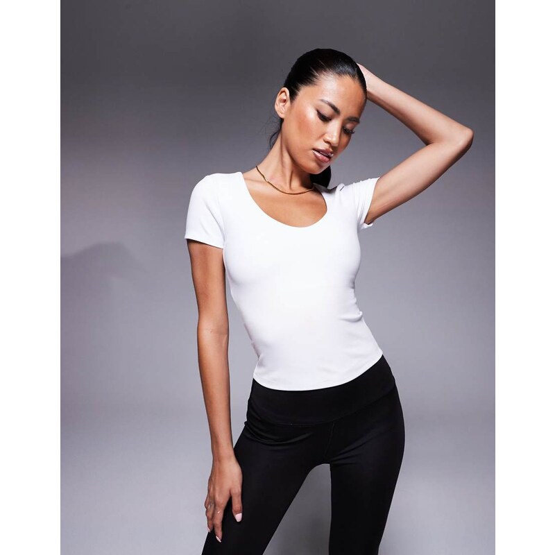 4505 Icon soft touch V neck performance baby t-shirt with inner bra in 106881855