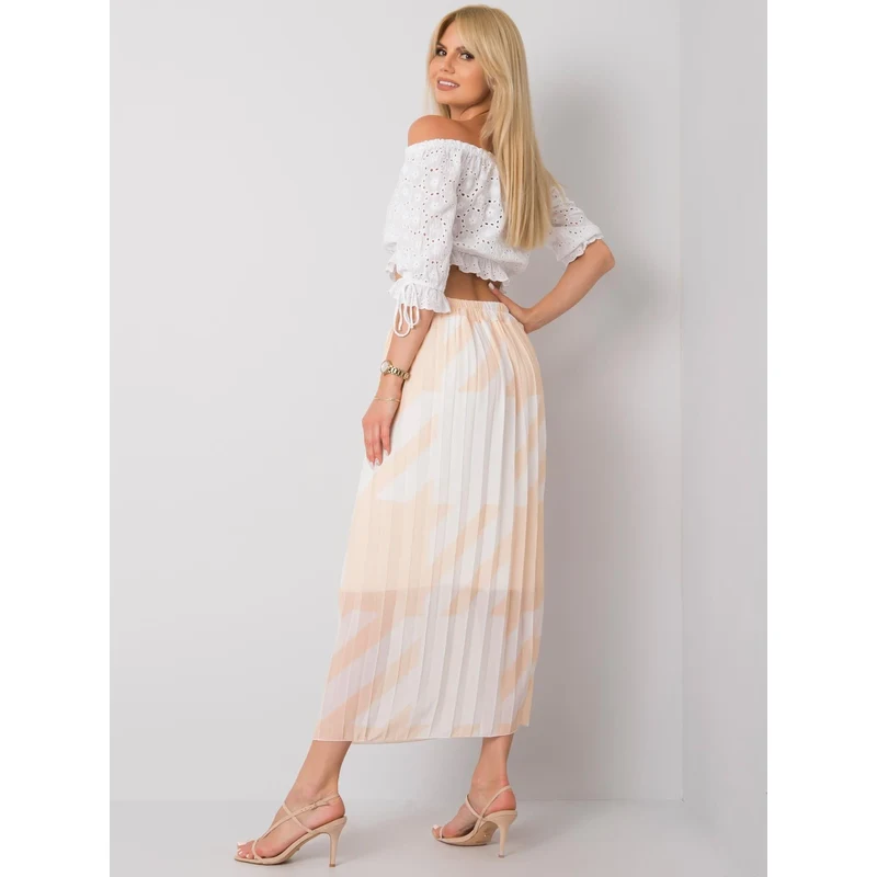 Sukně DHJ SD model 17404255 světle béžová - FPrice
