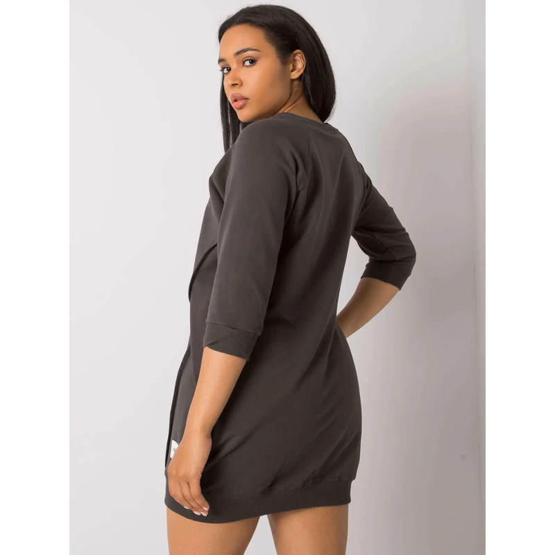 Šaty RV SK model 17508432 tmavá khaki - FPrice