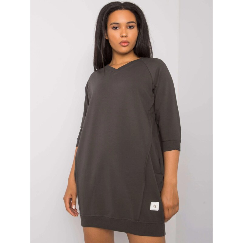 FPrice Šaty RV SK 6847.59P tmavá khaki