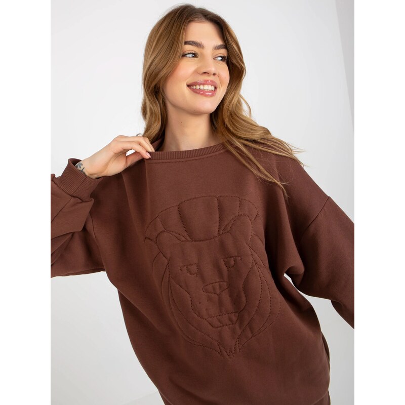 FPrice Mikina EM BL 617 4.41P hnědá