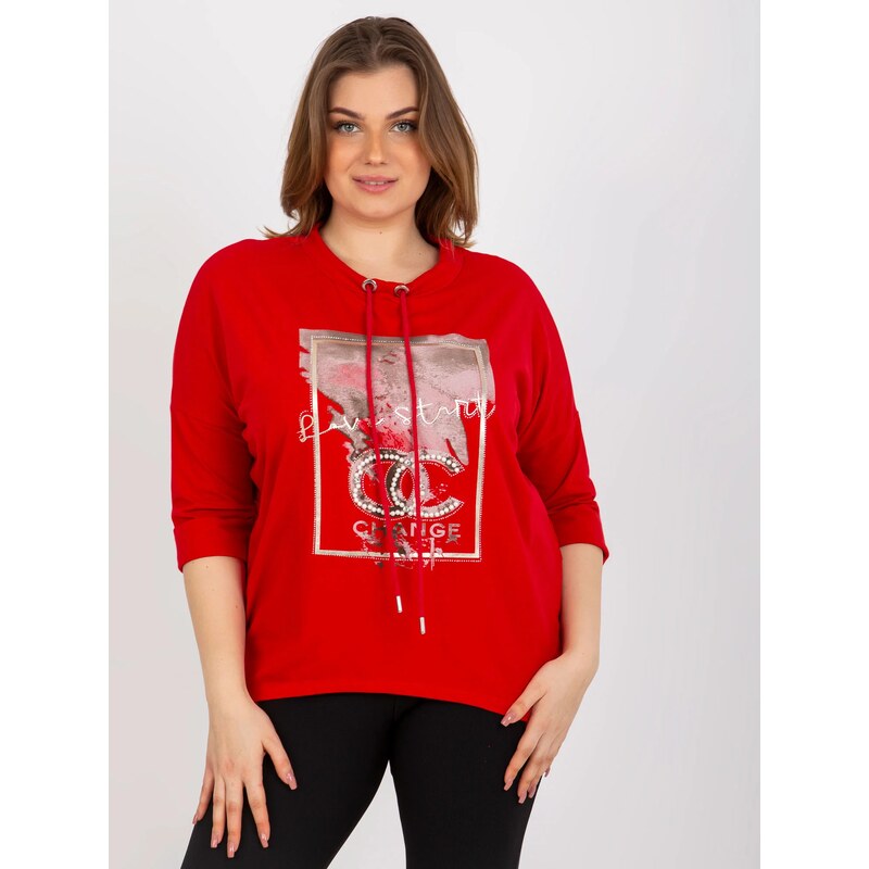 Dámská halenka RV BZ 8456.35 červená - FPrice 113505465