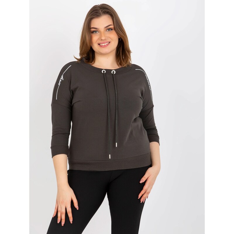 Dámská halenka RV BZ 8459.10X tmavá khaki - FPrice 113505461