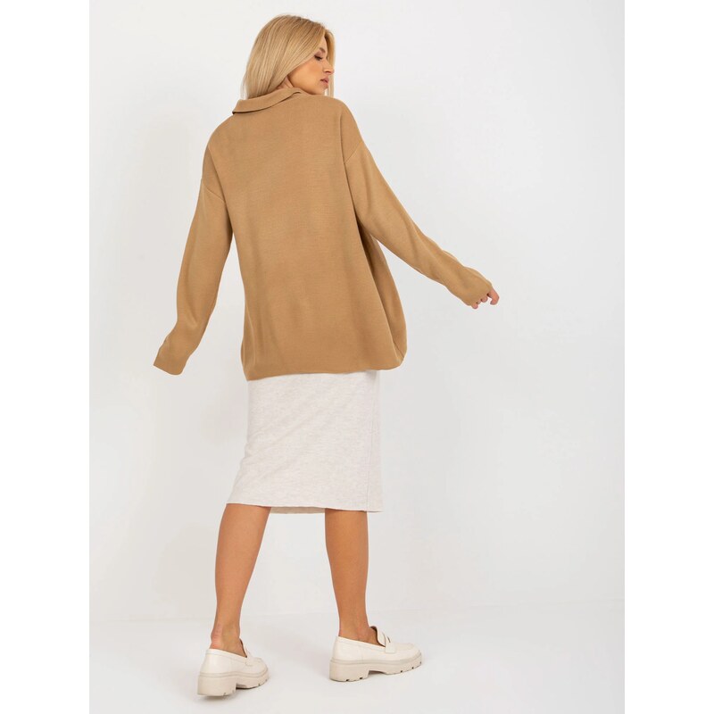 Dámský svetr LC SW 2261 .00P velbloud - FPrice