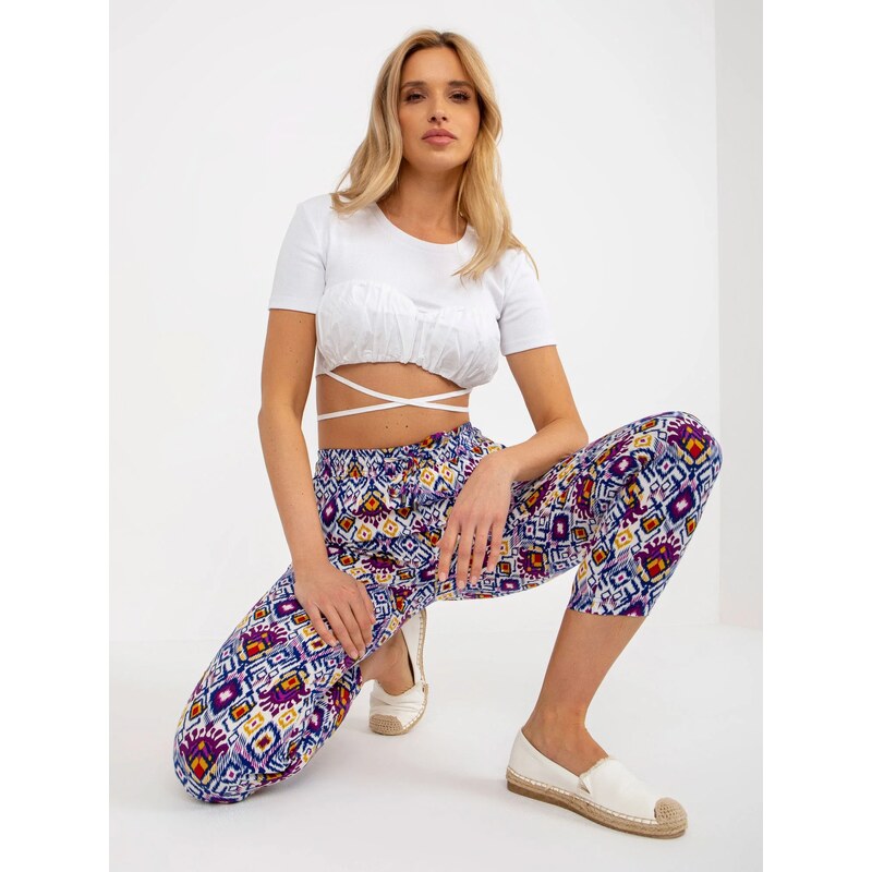 FPrice Kalhoty D73770M61869I fialové