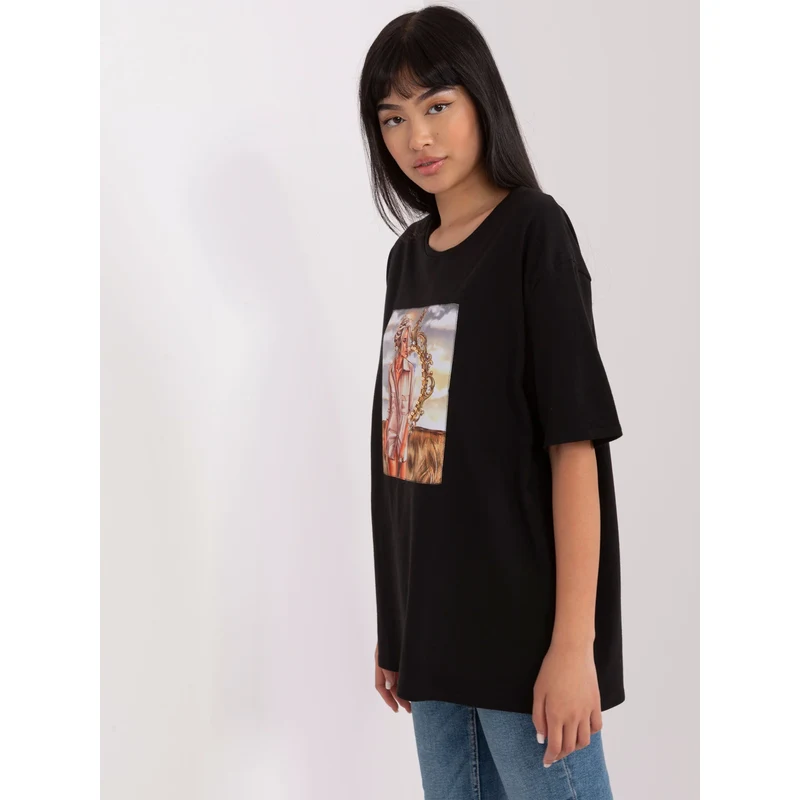 T shirt LK TS czarny model 18741368 - FPrice