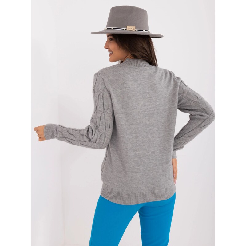 Sweter AT SW model 18955212 szary - FPrice